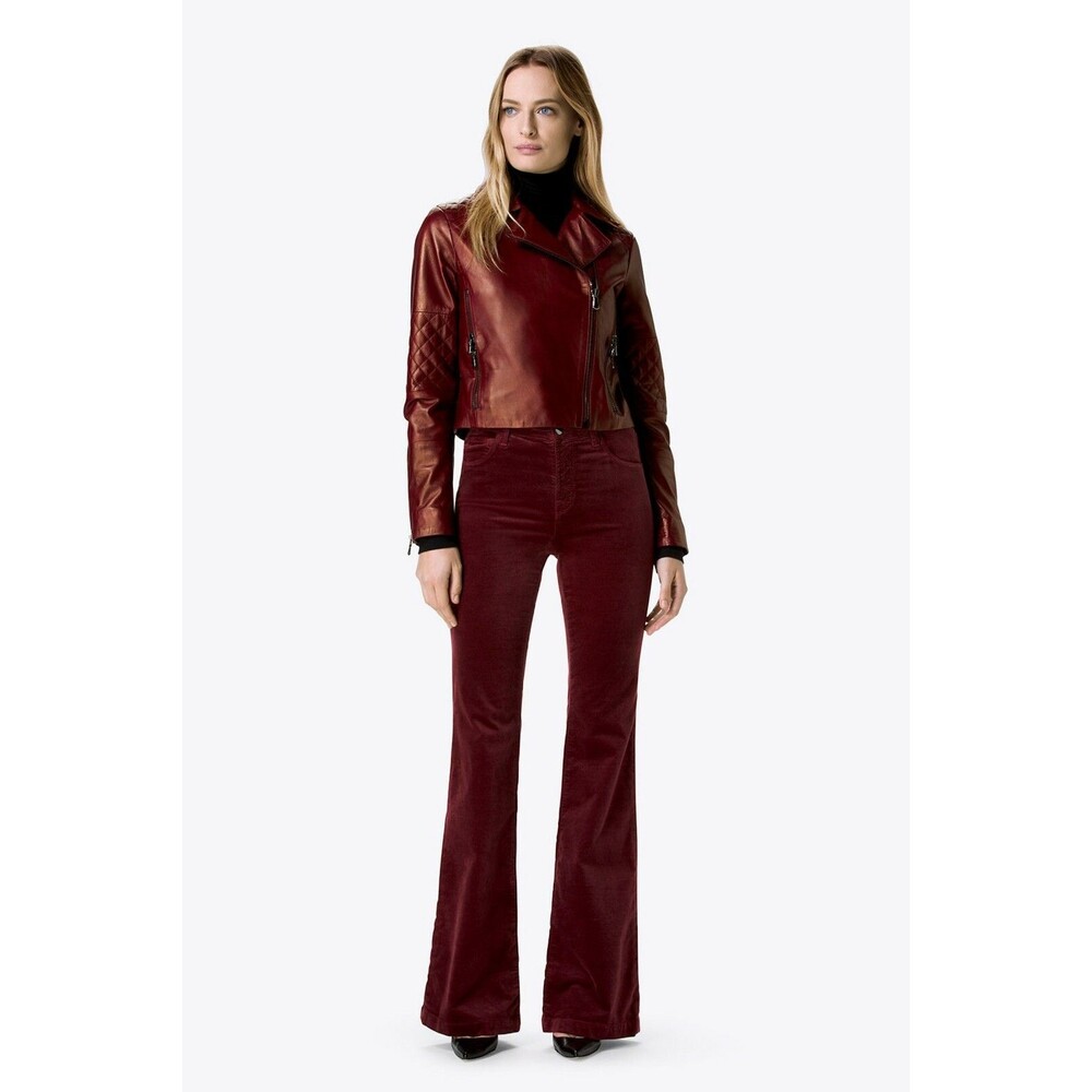 J Brand Maria Velvet Flare Pants